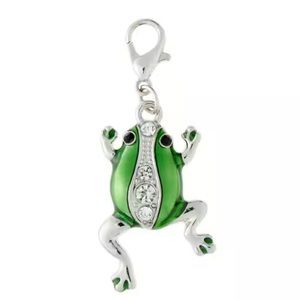 🐸 RHINESTONE FROG BRACELET CHARM 🐸